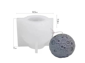 Molde silicona luna llena 
